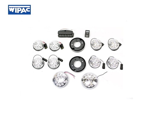 Kit Farolins LED Transparentes Defender / Series