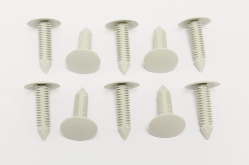 FASTENER- FIR TREE - LIGHT GREY