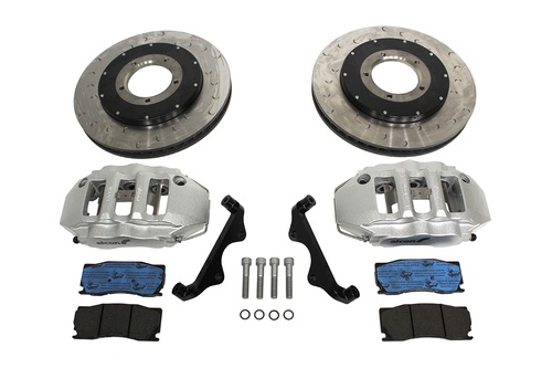 SILVER 18 INCH 6 PISTON FRONT KIT