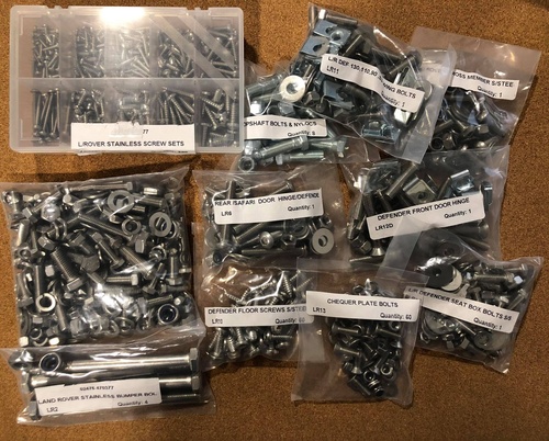 Kit Parafusos Restauro Aço Inox Defender 90 /110 (2p)