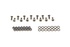 SIDE SILLS CHEQUER PLATE - SILVER - DEF 110 STATION WAGON