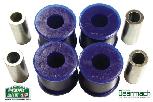 Kit Casquilhos Poliuretano Braço Suspensão Frente  Discovery 1 / RRC e Defender