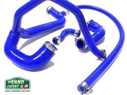 Kit tubos água silicone Discovery e RR 300 Tdi C/ Abraçadeiras