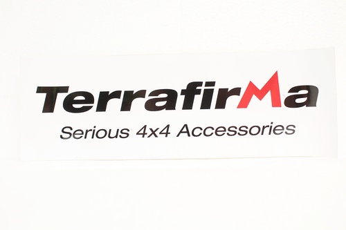 TERRAFIRMA STICKER 300MM X 100MM