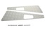 WING TOPS PAIR - CHEQUER PLATE - SILVER - 2007 ONWARDS