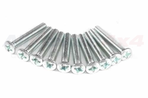 M6 X 40 RSD CSK REC MSCREW BZP