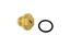 PLUG - INC O RING (BRASS)