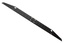 CROSS MEMBER CHEQUER PLATE - BLACK - ALL DEFENDERS
