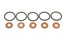 Kit o´rings + anilhas injetores Td5 - Originais LR