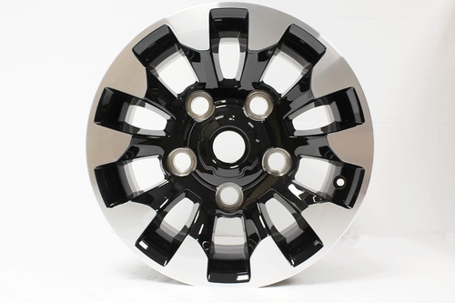 ALLOY WHEEL16 X 7 BLACK SILVER