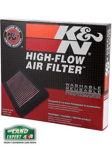 Filtro K&amp;N Defender e Discovery 2 Td5 / P38 4.0 e 4.6