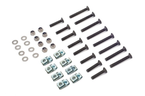 Kit montagem de dobradiças aço inox preto  OFF ROAD Monkeys ( 2 portas) Defender