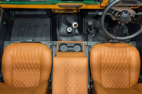 Kit borracha chão e bancos Defender 300 Tdi / Td5 - Exmoor Trim (preto)
