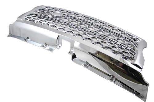 CHROME GRILLE MESH DESIGN
