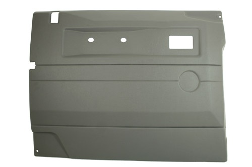 LGREY LH PUSH BUTTON FRT DOOR CARD WITH ELECTRIC WINDOWS DEF UPTO 2007