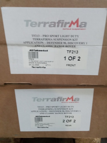TF PRO SPORT LIGHT LOAD SUSPENSION KIT 90/D1/RRC +2"