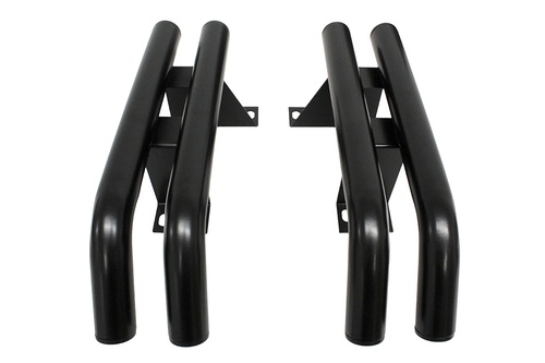 BUMPERETTES REAR PAIR BLACK