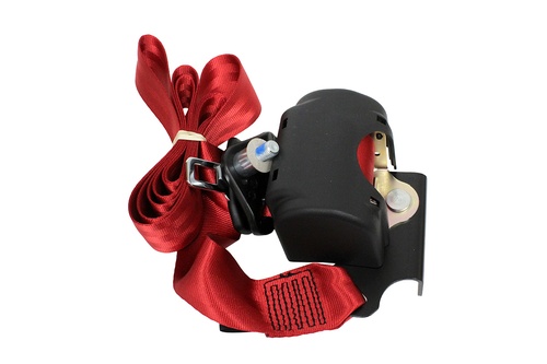 RED SEAT BELT LH TRUCK CAB DEFEN