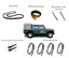 Kit borrachas Defender 110/ 130 Crew Cab (exceto Puma)