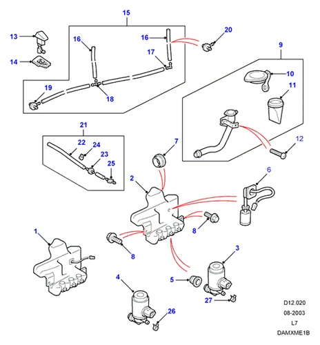 Conector Discovery 2 e/ou Range Rover